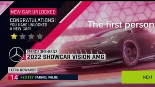 The first person unlocked Mercedes-Benz 2022 Showcar Vision AMG
