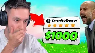ZAPLATIL JSEM SI TRENÉRA NA FORTNITE TURNAJ! *EXTRÉMNÍ BIZÁR* 😮