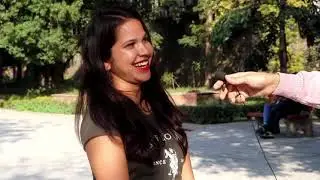 Valentine's day special Rose or Rakhi || Reaction On Delhi Girls || Sala Khadus