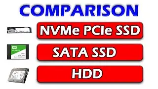 COMPARISON | SATA SSD | NVMe PCIe SSD | HDD |  Tech Expert Guide