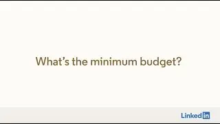 How can I manage my budget with LinkedIn ads?