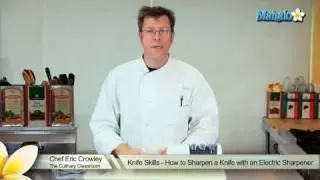 Knife Skills - How to Sharpen a Knife With an Electric Sharpener