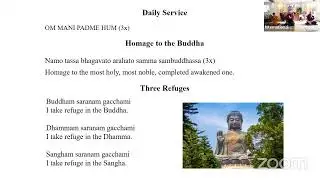 Meditation and Dhamma Talk - 11 AM PST to noon. www.ibmc-la.org