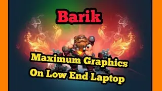 Maximum Graphics on Low End Computer. (Paladins Barik Gameplay)