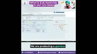 What is Sub Assembly in SAP S4 HANA