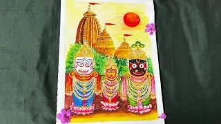Jaganna Water Colour Drawing #jagannathdrawing