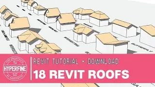 Revit Roof Tips and Tricks - 18 Roofs in 11 minutes!
