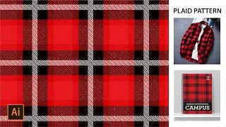 #51 Tutorial Illustrator | Cara Membuat Plaid Pattern di Adobe Illustrator 2020 (Texture kotak'')