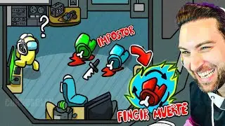 IMPOSTORS CAN PRETEND TO BE DEAD (Among Us Mod)