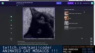330 : Animated Cat Mosaics !