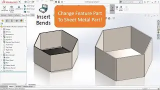 Quick Tips - Insert Bends (Sheet Metal) In Solidworks