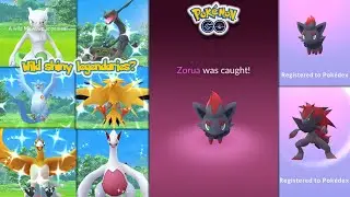 SHINY LEGENDARIES IN THE WILD? Zorua debut in Pokemon GO