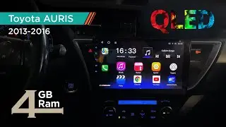 Toyota AURİS 2013-2016 4 GB RAM QLED Ekran Kablosuz Carplay Android Multimedya Navigasyon