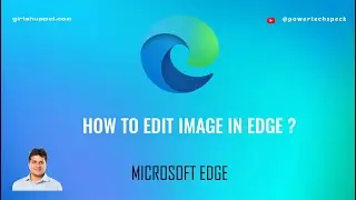 How to edit an Image in Microsoft Edge ?