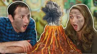 PLASTER VOLCANO Rated 10 for your SCIENCE FAIR