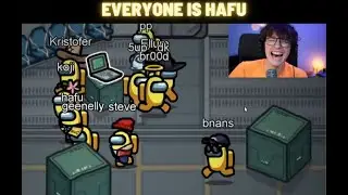 Everyone is Hafu  Feat. SteveSuptic !! 😂😂😂 Funny Moment !! @Among Us Shorts !!