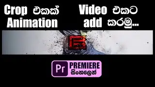 How To Create An Animate LatterBox (Crop Animation) In Adobe Premiere Pro Sinhala Tutorial
