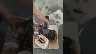 Audi Q7 4.2 меняем масло в АКПП