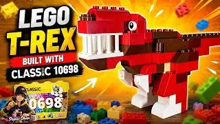 How to make dinosaur T-Rex with 10698 series Lego Classic Toys? / (lego classic 10698 ideas)
