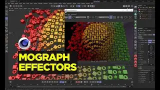Cinema 4D Mograph Effectors  - C4D Mograph