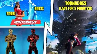 The WINTERFEST Update (Tornadoes, FREE Skins, Fortnite Super Styles!)