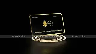 3D NFT ANIMATION #10: NFT Trading Card|3D NFT Membership Card | 3D NFT Access Pass