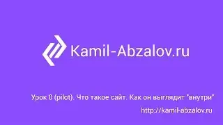 Lesson 0 (pilot). What is the web site