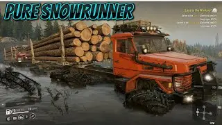 Logs to the Workers.... 1st. Logging Mission on SnowRunner