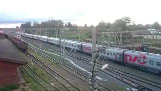 [RZD] Электровоз ЭП2К с поездом №131Г Санкт-Петербург → Ижевск