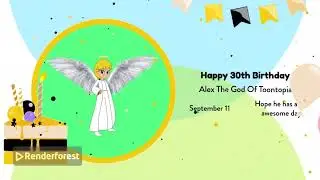Happy Birthday to @alexthegodoftoontopia4247 🎉🎂🎊🥳🍰🎁🧁🎈