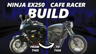 2007 Kawasaki Ninja EX 250 Cafe Racer Build Video
