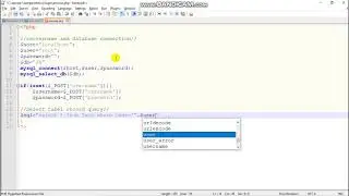 PHP Login Page Part-2(create PHP page).