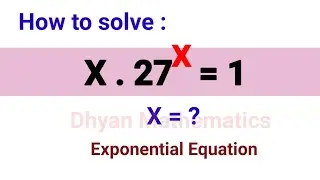 A Nice Exponential Equation | How to solve exponential equation