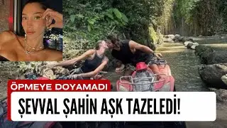 ŞEVVAL ŞAHİN SEVGİLİSİ MURAT KAZANCIOĞLU İLE BALİ'DE AŞK TAZELEDİ! SEVGİLİSİ ÖPMEYE DOYAMADI...