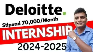Finally ! Deloitte Launched Official Internship FY 2024 2025 | Internship For Students 2023-2025