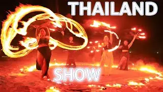 FIRE SHOW in PHUKET FUGA BEACH CLUB | THAILAND