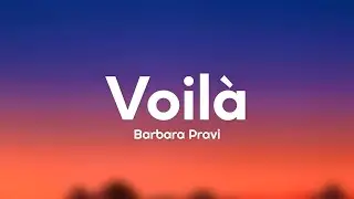 Barbara Pravi - Voilà (Paroles/Lyrics)