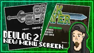 Unique Menu Design in PYGAME! (Ork Slayer Indie Devlog #2 - New Menu Screen)