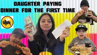My Daughter pay dinner for the first time (you won’t believe how much she paid)