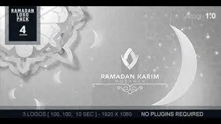 Ramadan Logo Pack 4 (After Effects Template)