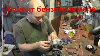 Поршень в хлам. Ремонт бензотриммера