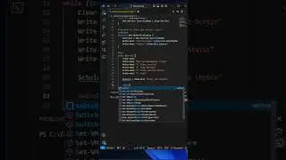 Basic Powershell service management script 