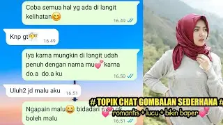 topik chat wa buat gombalin gebetan paling ampuh#prank taks chat wa romantis bikin baper