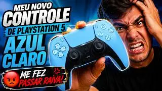 Meu novo Controle Playstation Me fez passar raiva! 🎮🔵