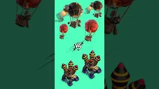 all lv air defense vs balloon rocket balloon experiment🔥(Clash of clans) #coc #shorts #clashofclans