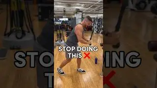 ❌ STOP DOING TRICEP ROPE PUSHDOWNS LIKE THIS #shorts