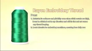 Polyester Embroidery Thread V.S. Rayon Embroidery Thread | Made in China
