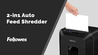 Fellowes AutoMax 100MA P-4 Crosscut Home Office Auto Feed Paper Shredder