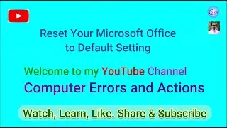 How can I reset my ms office Menu | Change ms office setting to default | Ms Office Default Setting