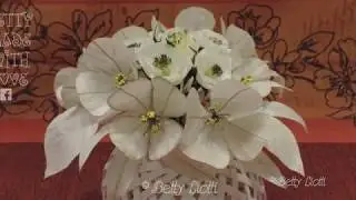 Tutorial Fiori  e foglie realizzati con nastro adesivo di carta